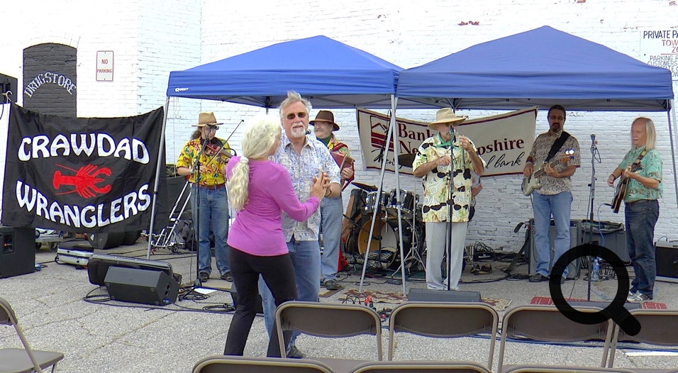 Crawdad Wranglers perform at Rochester Octoberfest for cajun dancers, Saturday, October 7, 2017, Rochester, New Hampshire