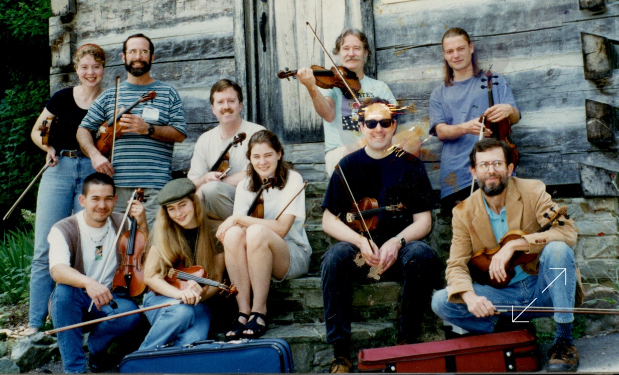 Ryan Thomson attends and describes Brian Conway's Irish Fiddle class at Augusta Heritage Center's irish Week, 1996, in Elkins, West Virginia.