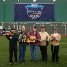 Boston Rovers with Fiddling Thomsons, performing at Fenway Stadium, Boston