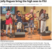 Fiddling Thomsons with Jolly Rogues, perform at Fitchburg State University, Massachusetts