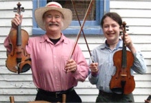 Fiddling Thomsons, Ryan and Brennish, at their home in Newmarket, New Hampshire
